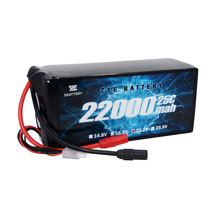 6S 22.2V Lipo ब्याट्री प्याक