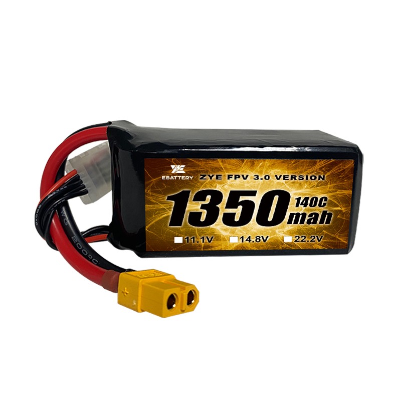 FPV ड्रोनको लागि उच्च 120C 1350mah 1550mah Lipo ब्याट्री